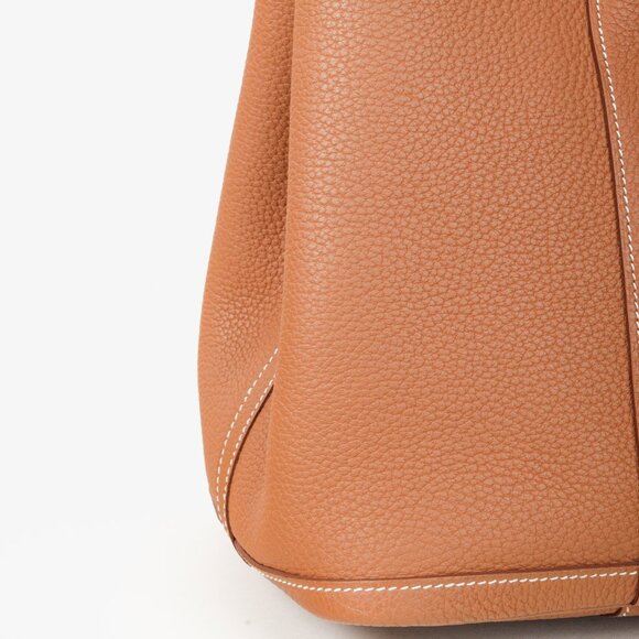 Hermes Gold Negonda Garden Party 36 Brown Leather Tote - Picture 9 of 14